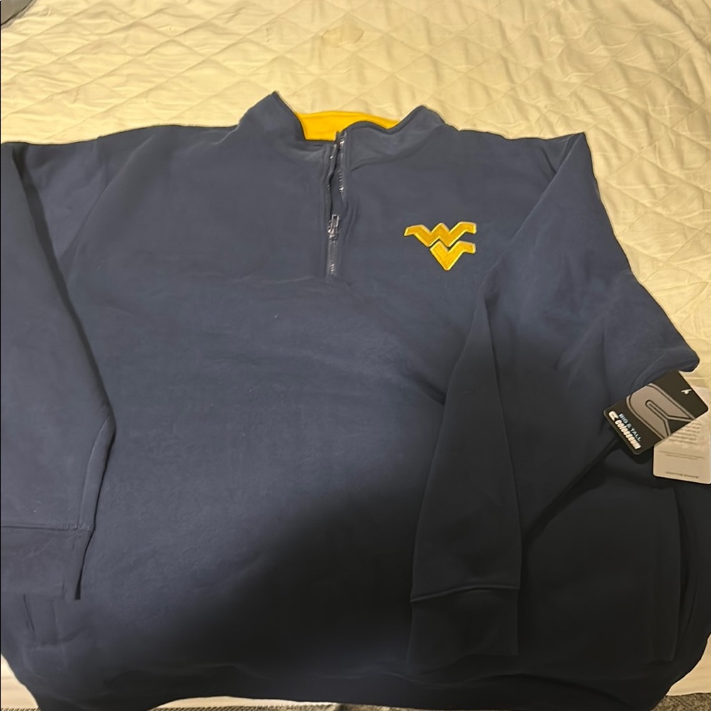 Navy Blue Half-Zip Sweater